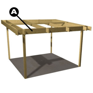 Limtre Løsvekt Frontdrager 90 X 225 X 3500 Mm