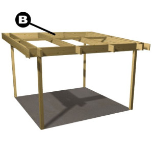Limtre Løsvekt Veggdrager 42 X 225 X 3500 Mm