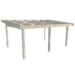 Ferdig Kappet Veggmontert Feire Reisverk 4790 Mm, 2975 Mm, Grunnbehandlet/impregnert