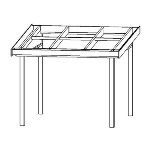 Ukappet Veggmontert Feire Reisverk 2855 X 3275 + 3,5