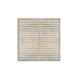 1800x1800 Mm Nina 1 - Skjerm Gråbehandlet Tre
