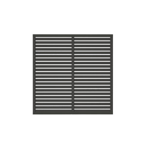1800x1800 Mm Nina 1 - Skjerm Antrasittgrå RAL 7016