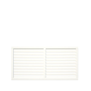 1800x900 Mm Nina 4 - Skjerm Hvit RAL 9016