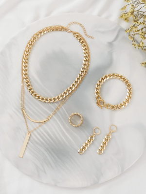 Zestaw GOLD CHAIN