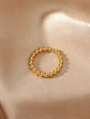 Pierścionek z kulek Gold Ring