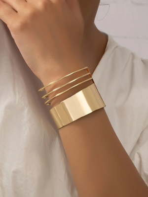 Bransoleta mankietowa Sudanese Gold