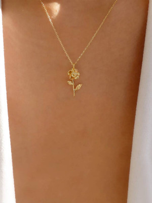 Naszyjnik Gold Rose
