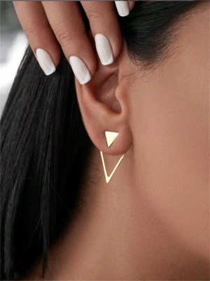 Kolczyki Golden Triangles