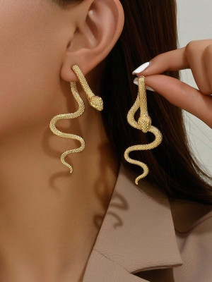 Kolczyki Golden Snakes