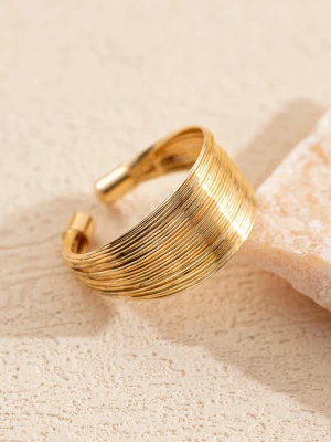 Pierścień Wire Gold