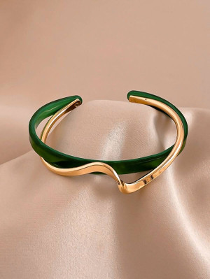 Bransoletka Gold & Green