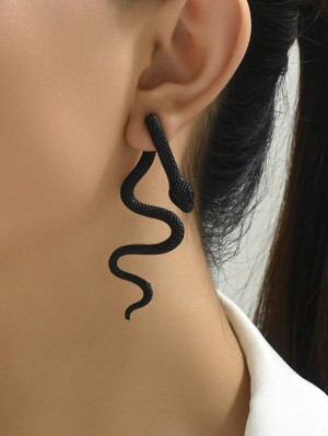 Kolczyki Black Snake
