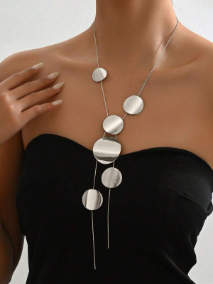 Stylowy Naszyjnik Maria Antonina Silver