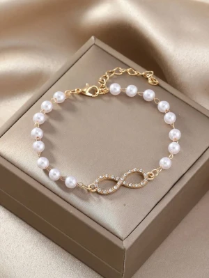 Bransoletka Infinite Pearl