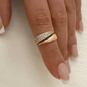 Pierścionek Gold and Diamonds