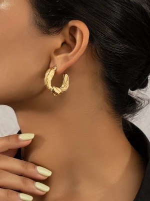 Kolczyki Swirl Hoops