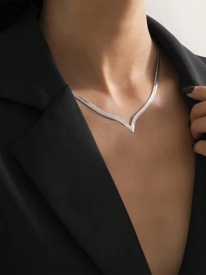 Naszyjnik żmijka Silver French One