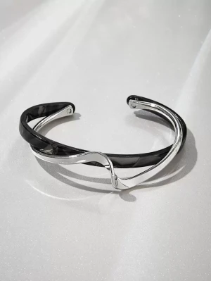 Bransoletka Black & Silver