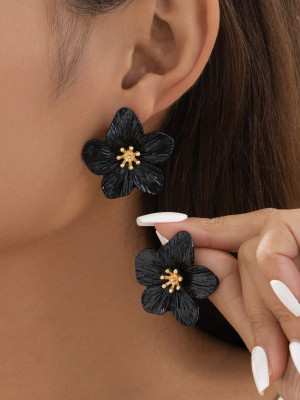 Kolczyki Noir Blossom