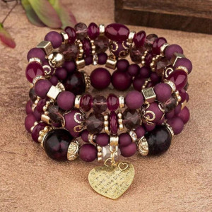 Bransoletki Amethyst Charm