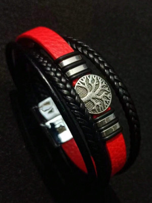 Bransoletka Męska Red Viking Style