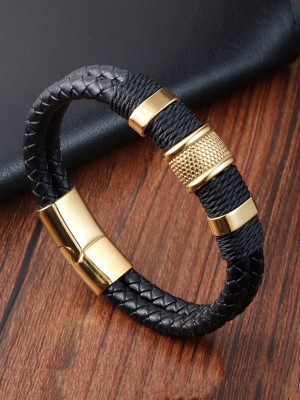Bransoletka Męska Black Gold Core