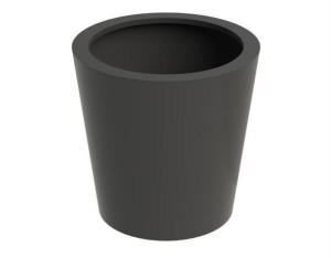 IDEALIST | Cairo Outdoor Aluminum Round White Planter D80 H80 cm, 402L