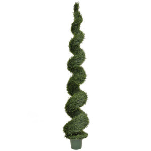 Topiary Cedar Spiral UV-resistant Artificial Tree Plant 300 cm