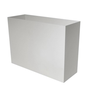 Superline Trend on Wheels Rectangle Grey Jumbo W35 H72 L98 cm Indoor Planter, 247L