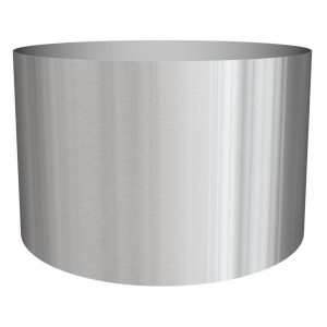 Superline Standard on Ring Round Grey Large D60 H40 cm Indoor Planter, 113L