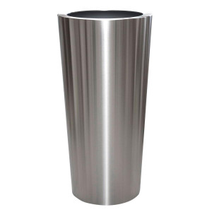Superline Conica Topper on Ring Tall Grey Jumbo D48 H99 cm Indoor Planter, 179L
