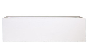 IDEALIST | Window Flower Box Garden Planter, White Light Concrete Outdoor Plant Pot by IDEALIST Lite L60 W17 H17.5 cm, 18L