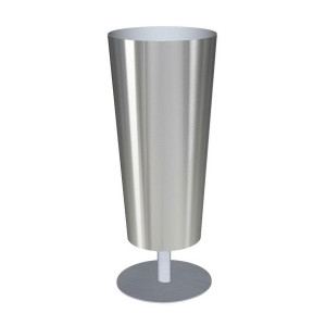 Superline Conica Highline on foot Tall Grey Jumbo D40 H100 cm Indoor Planter, 126L