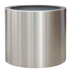 Superline Topper on Wheels Round Grey Large D80 H65 cm Indoor Planter, 327L