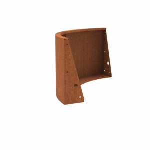 IDEALIST | CorTen Retaining Wall Outside Curve W0,3 H60 L100 cm
