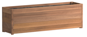 IDEALIST | Hardwood Sevilla 200 Brown Planter H57,4 L200 W50 cm, 574L