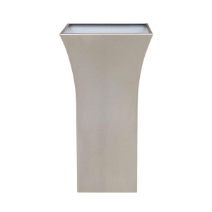 Superline Perseus Topper on Ring Tall Grey Large W50 H74 L50 cm Indoor Planter, 185L