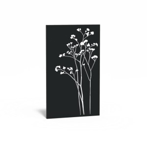 IDEALIST | Aluminium High Panel Nature Black W5 H180 L110 cm (5pcs)
