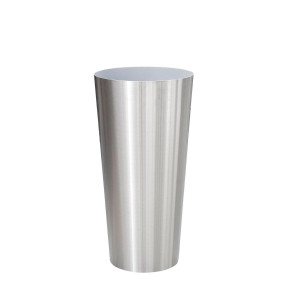 Superline Conica on Ring Tall Grey Large D39 H80 cm Indoor Planter, 96L
