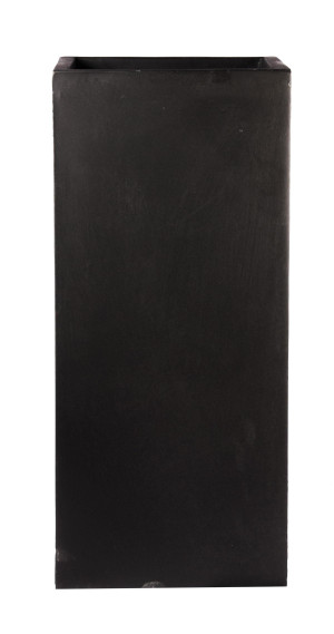 IDEALIST | Contemporary Black Light Concrete Garden Tall Square Planter, Outdoor Plant Pot by IDEALIST Lite H80 L40 W40 cm, 132L