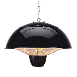 Onyx LED Outdoor Pendant Black Heater 1.5kW, IP34 by Radiant