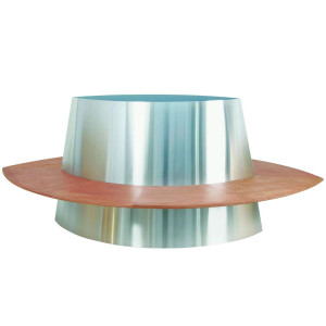 Superline Galileo G3 (8 seat) on Ring Round Grey Jumbo W150 H97 L235 cm Indoor Planter, 3419L