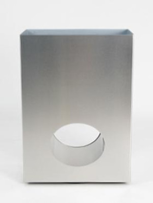 Superline Onlogo on Ring Rectangle Grey Large W30 H75 L45 cm Indoor Planter, 101L