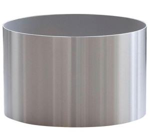 Superline Standard Basic on Felt Round Grey Small D24 H15 cm Indoor Planter, 7L