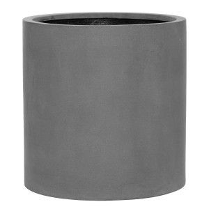 IDEALIST | Fibrestone Jumbo Max Grey M Round D70 H70 cm Planter by Idealist Premium, 269L