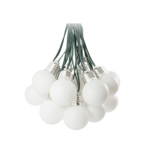 Elan Solar Premium Outdoor Garland with Warm White Lights, L10m, 20 LEDs