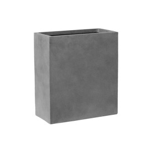 Raised Fiberstone Trough Large Grey H100 L100 W45 cm Planter by Idealist Premium JORT, 450L