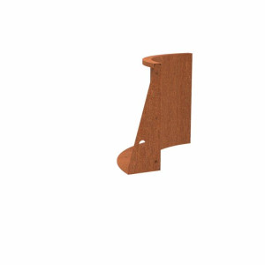 IDEALIST | CorTen Retaining Wall Inside Curve W0,3 H60 L50 cm