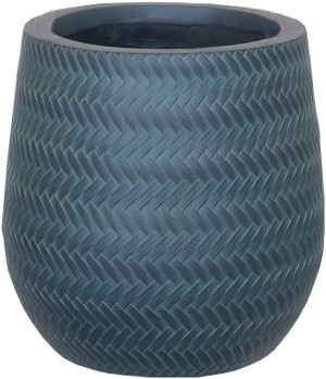 IDEALIST | Plaited Style Green Grey Egg Planter Table, Indoor Plant Pot by Idealist Lite Also Can Be Used as Hanging Planter D22 H22 cm, 8.4L