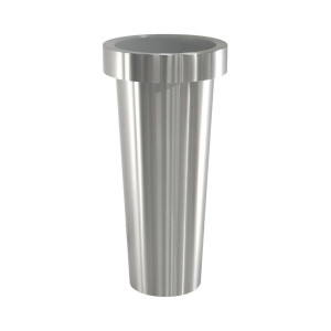Superline Conica Deco on Ring Tall Grey Jumbo D68 H135 cm Indoor Planter, 490L